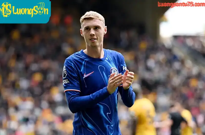 Cole Palmer trong màu áo của Chelsea