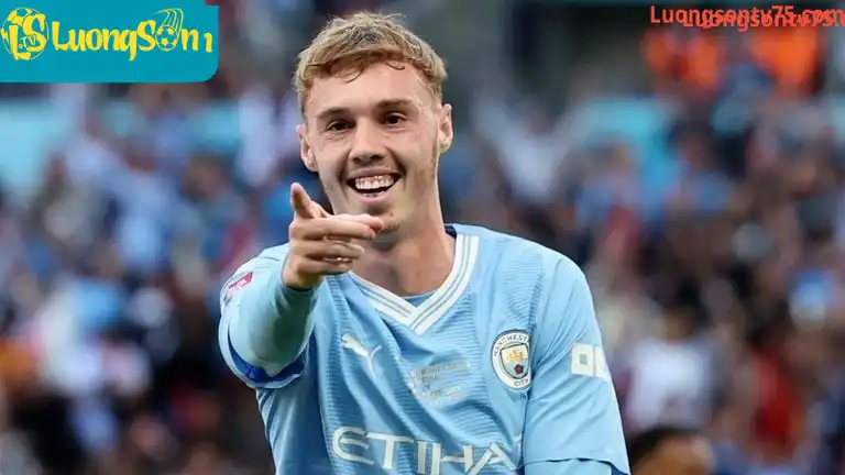 Cole Palmer trong màu áo của Manchester City